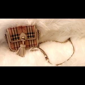 Authentic Burberry crossbody purse